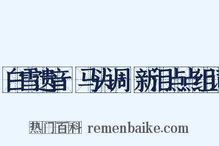 白雪遗音·马头调·新泪点点组词是什么意思的图片
